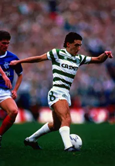 Jon Scan Gallery: Paul McStay in action against Rangers 1986