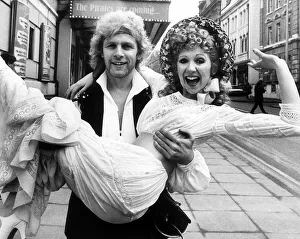 Paul Nicholas and Bonnie Langford, February 1985, starring in the show The Pirates of Paul Nicholas and Bonnie Langford, February 1985, starring in the show The Pirates of