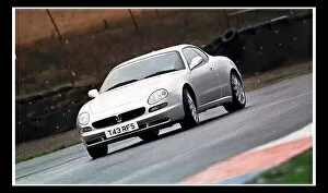 Images Dated 9th December 1999: PAUL SCOTT TEST DRIVES THE MASERATI @ KNOCKHILL RACE TRACK....PHOTO TONY NICOLETTI