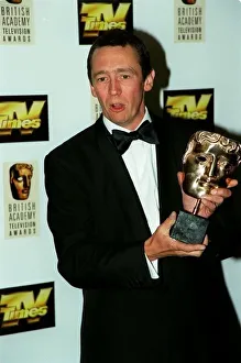 Paul Whitehouse Comedian May 98 Holding his Bafta award he received for The Fast Paul Whitehouse Comedian May 98 Holding his Bafta award he received for The Fast