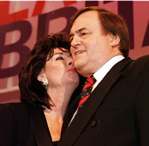 Pauline and John Prescott at the end of the 1998 Labour Party Conference Pauline and John Prescott at the end of the 1998 Labour Party Conference
