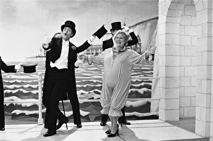 Images Dated 23rd July 1980: Peggy Mount takes the part of a bathing beauty contestant in '
