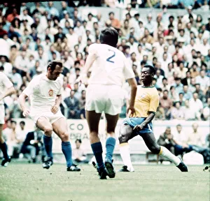 Pele during 1970 World Cup match Brazil V Czech Pele during 1970 World Cup match Brazil V Czech
