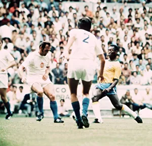 Pele football Brazil v Czechoslovakia World Cup Pele football Brazil v Czechoslovakia World Cup