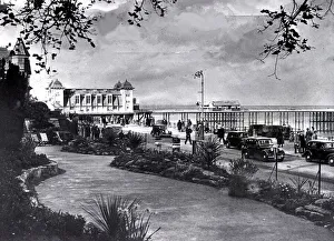 Penarth - Old - The Pier and Esplanade pictured - April 1950 Penarth - Old - The Pier and Esplanade pictured - April 1950