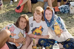 People at WOMAD festival at Rivermead in Reading, Berkshire, 18th July 1992