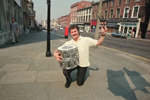 Images Dated 3rd May 1990: Pete Best, posing for the camera in Liverpool. Pete Best was the original