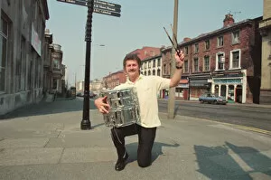Images Dated 3rd May 1990: Pete Best, posing for the camera in Liverpool. Pete Best was the original
