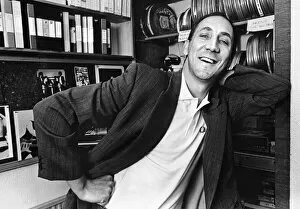 Pete Townshend, guitarist of British rock group The Who. 27th May 1985