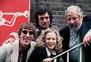 Peter Cook Comedian with Terry Jones of Monty Python Connie Booth of Fawlty Towers