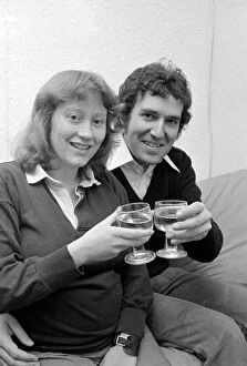 Peter Hain 30th March 1976. Pictured with his wife Patricia Hain. Pat
