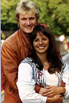 Peter Howitt actor and actress girlfriend Louise English March 1989 Peter Howitt actor and actress girlfriend Louise English March 1989