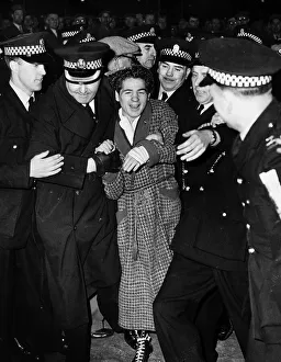 Peter Keenan is given a police escort to his dressing room Peter Keenan is given a police escort to his dressing room