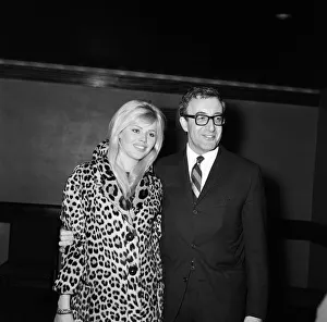 Peter Sellers took his bride-to-be Britt Ekland to see the film in which he stars, Dr Peter Sellers took his bride-to-be Britt Ekland to see the film in which he stars, Dr