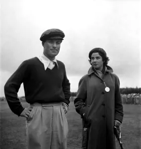 Peter Thompson after he had finished second to Bobby Lock in the Open Golf Championship Peter Thompson after he had finished second to Bobby Lock in the Open Golf Championship