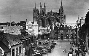 Core13 Gallery: Peterborough Cathedral Cambridgeshire circa 1939 Landmark Religion