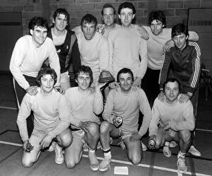 Images Dated 15th April 1981: Peterlee Basketball Team, 15th April 1981. J Whitehall (Captain), J Newton, A Richardson