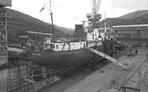 Philip and Son boatyard at Noss on the River Dart in June 1972 Philip and Son boatyard at Noss on the River Dart in June 1972