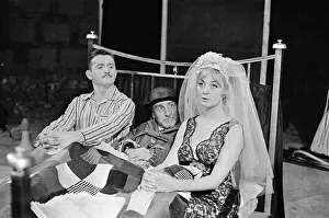 Photo-call, for The Bed Sitting Room at the Mermaid Theatre, London 30th January 1963 Photo-call, for The Bed Sitting Room at the Mermaid Theatre, London 30th January 1963