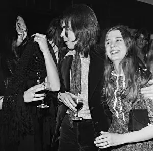 Images Dated 18th February 1973: Photo shows from left to right, Lady laughing Unknown, Andrew Lloyd Webber