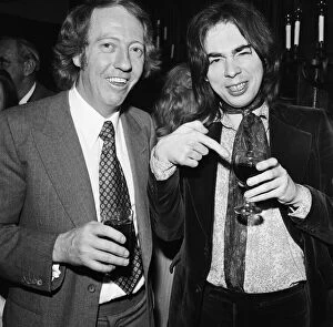 Photo shows from left to right Robert Stigwood and Andrew Lloyd Webber
