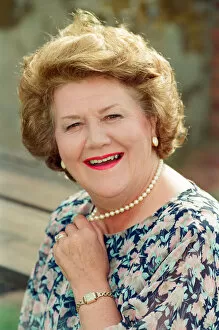Images Dated 2nd August 1992: Photocall for new BBC production Keeping up Appearances. Patricia Routledge