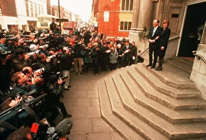 Images Dated 29th November 1996: Photographers taking pictures at the wedding of Andrew Parker Bowles