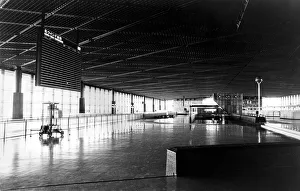 The picture shows the deserted passenger terminal at Narita Airport, Tokyo, Japan The picture shows the deserted passenger terminal at Narita Airport, Tokyo, Japan