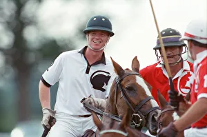 Images Dated 16th July 1991: Picture shows Major James Hewitt (wearing white shirt number 2)