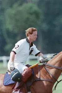 Images Dated 16th July 1991: Picture shows Major James Hewitt (wearing white shirt number 2)