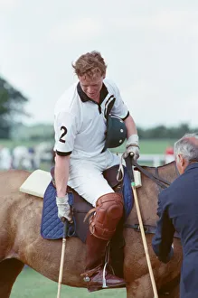 Images Dated 16th July 1991: Picture shows Major James Hewitt (wearing white shirt number 2)