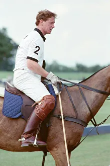 Images Dated 16th July 1991: Picture shows Major James Hewitt (wearing white shirt number 2)
