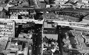 Images Dated 17th March 1986: Pictured from the air, the bridge across Albert Road, which forms part of the new A66