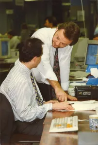 Images Dated 1st June 1995: Pictures posed by models to illustrate bullying at work 01 / 06 / 95 circa