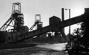 The pithead and winding gear at Coventry Colliery at Keresley 31st January 1974 The pithead and winding gear at Coventry Colliery at Keresley 31st January 1974