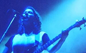 Band Collection: The Pixies on stage at Reading Festival 1990 Kim Deal bass player