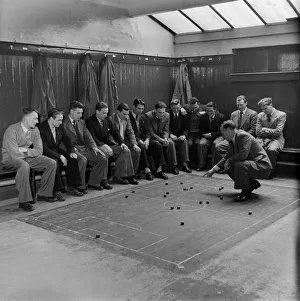Players of Southampton Football club are given tactical instruction by the manager in Players of Southampton Football club are given tactical instruction by the manager in