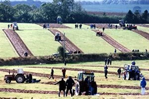 Images Dated 18th September 1995: Ploughing - Straight and narrow.... The furrows left by competing ploughmen at