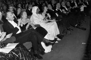 Politician Berber Pasha (Thamilel Galoui) enjoys a night at the theatre in Marrakech Politician Berber Pasha (Thamilel Galoui) enjoys a night at the theatre in Marrakech