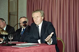 Politician Michael Heseltine. 26th October 1989