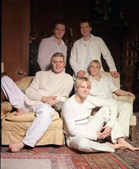 Images Dated 8th December 1999: Pop band Westlife on location in Castle Leslie, County Monaghan