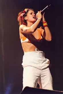 Images Dated 1st November 1997: Pop group Aqua in concert at the Newcastle Arena. November 1997