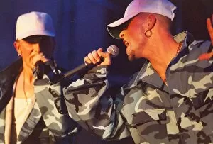 Images Dated 24th May 1995: Pop group East 17 perform in concert at the Whitley Bay Ice Rink 24 May 1995
