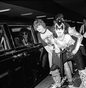 The Pop Group Kiss at Heathrow Airport September 1980 smkiss