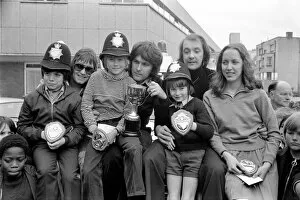 Images Dated 2nd May 1975: Pop Group 'Mud'. with young children holding various awards May 1975