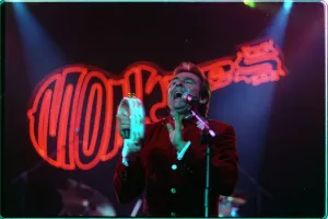 00192 Gallery: Pop Music - American 60s pop group The Monkees pictured playing the Cardiff International