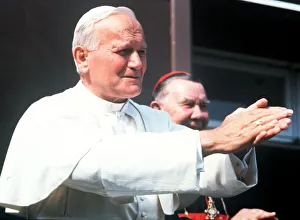Pope John Paul II at Bellahouston Park in Glasgow, Scotland Pope John Paul II at Bellahouston Park in Glasgow, Scotland