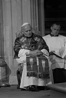 Pope John Paul II at Canterbury in May 1982 Pope John Paul II at Canterbury in May 1982