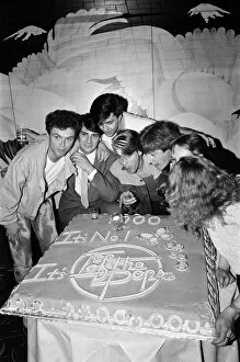 Images Dated 5th March 1983: Top of the Pops 1000th programme party. Pictured, members of Spandau Ballet