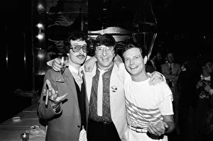 Images Dated 5th March 1983: Top of the Pops 1000th programme party. Pictured, left to right, Steve Wright